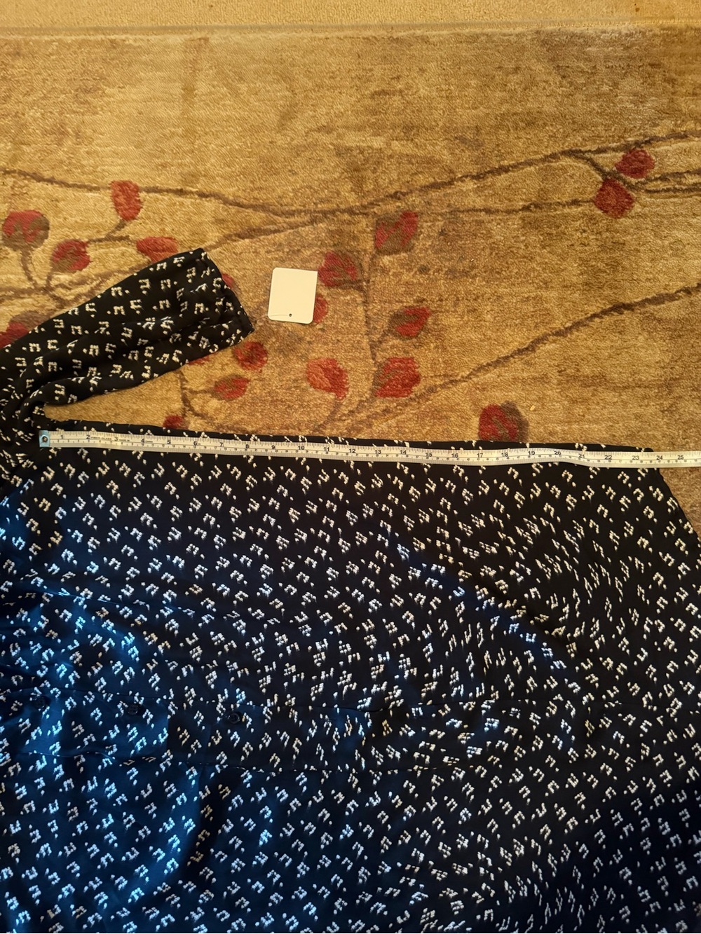 Aqua Black Printed Dress Shirt - Picture 7 of 7